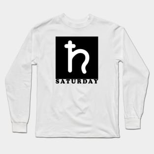 Weekdays Saturday Long Sleeve T-Shirt